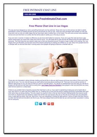 Phone Chat Lines in Las Vegas